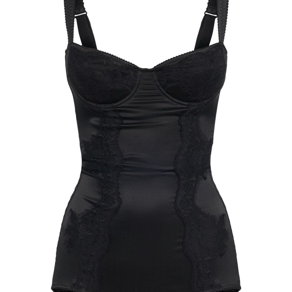 Dolce&Gabbana
Stretch satin & lace bodysuit